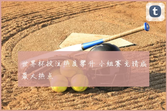 世界杯投注热度攀升 小组赛竞猜成最大热点